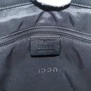 GUCCI GG Canvas Jackie Tote Bag Black Silver 002 1064 1669 Auth bs28068-17