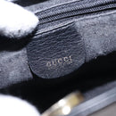 GUCCI Bamboo Hand Bag Leather Black Gold 000 122 0316 Auth bs28069-14