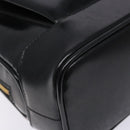 GUCCI Shoulder Bag Enamel Black Gold 001 1075 1650 0 Auth bs28070-15