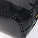 GUCCI Shoulder Bag Enamel Black Gold 001 1075 1650 0 Auth bs28070-16