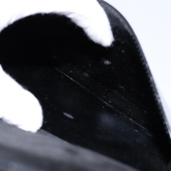 GUCCI Shoulder Bag Enamel Black Gold 001 1075 1650 0 Auth bs28070