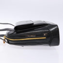 GUCCI Shoulder Bag Enamel Black Gold 001 1075 1650 0 Auth bs28070-4