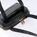 GUCCI Shoulder Bag Enamel Black Gold 001 1075 1650 0 Auth bs28070-6