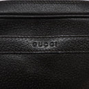 GUCCI Clutch Bag Leather Brown Silver 018 3700 Auth bs28071-12
