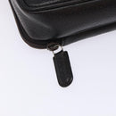 GUCCI Clutch Bag Leather Brown Silver 018 3700 Auth bs28071-14