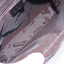 GUCCI Clutch Bag Leather Brown Silver 018 3700 Auth bs28071-16