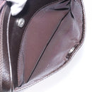 GUCCI Clutch Bag Leather Brown Silver 018 3700 Auth bs28071-20