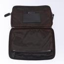 GUCCI Clutch Bag Leather Brown Silver 018 3700 Auth bs28071-21