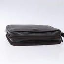 GUCCI Clutch Bag Leather Brown Silver 018 3700 Auth bs28071-6