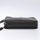 GUCCI Clutch Bag Leather Brown Silver 018 3700 Auth bs28071-7