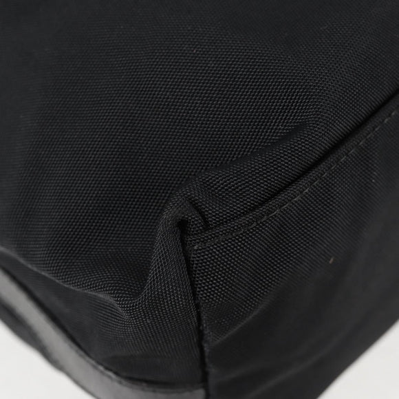 GUCCI Shoulder Bag Nylon Black Silver 001 1955 Auth bs28075