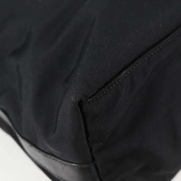 GUCCI Shoulder Bag Nylon Black Silver 001 1955 Auth bs28075