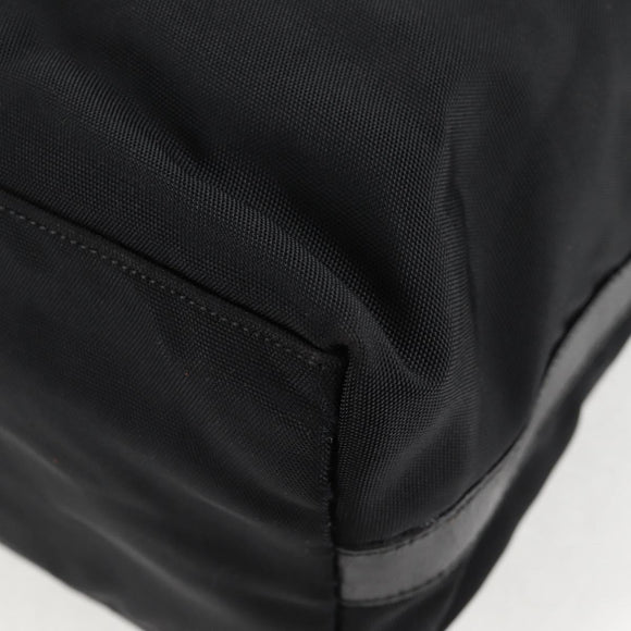 GUCCI Shoulder Bag Nylon Black Silver 001 1955 Auth bs28075