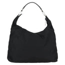 GUCCI Shoulder Bag Nylon Black Silver 001 1955 Auth bs28075-3