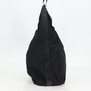 GUCCI Shoulder Bag Nylon Black Silver 001 1955 Auth bs28075-4