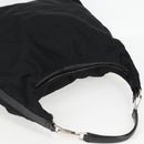GUCCI Shoulder Bag Nylon Black Silver 001 1955 Auth bs28075-6