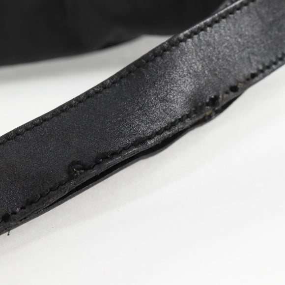 GUCCI Shoulder Bag Nylon Black Silver 019.0308 Auth bs28077