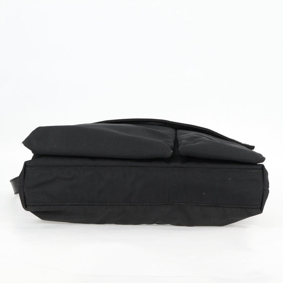 GUCCI Shoulder Bag Nylon Black Silver 019.0308 Auth bs28077