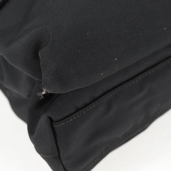 GUCCI Shoulder Bag Nylon Black Silver 019.0308 Auth bs28077