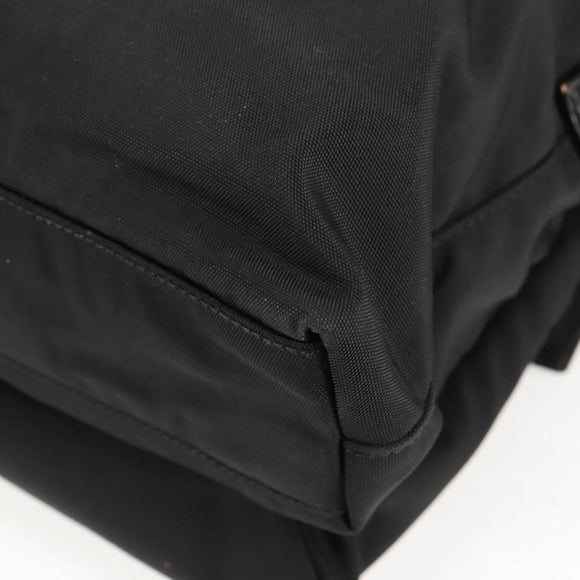 GUCCI Shoulder Bag Nylon Black Silver 019.0308 Auth bs28077