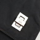 GUCCI Shoulder Bag Nylon Black Silver 019.0308 Auth bs28077-20