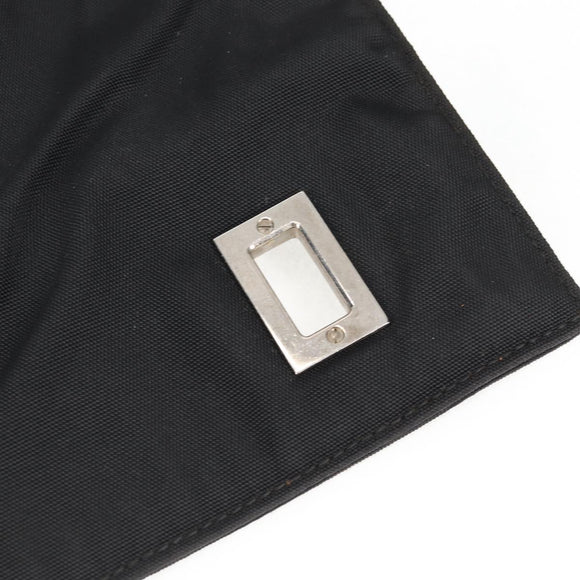 GUCCI Shoulder Bag Nylon Black Silver 019.0308 Auth bs28077