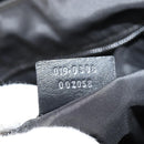 GUCCI Shoulder Bag Nylon Black Silver 019.0308 Auth bs28077-12