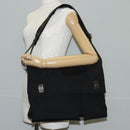 GUCCI Shoulder Bag Nylon Black Silver 019.0308 Auth bs28077-28