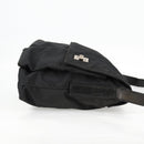 GUCCI Shoulder Bag Nylon Black Silver 019.0308 Auth bs28077-6