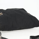 GUCCI Shoulder Bag Nylon Black Silver 019.0308 Auth bs28077-14