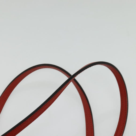 GUCCI Tote Bag Leather Red Gold 354397. Auth bs28080