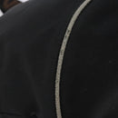 FENDI Hand Bag Canvas Black Silver Auth bs28083-13