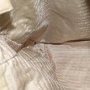 PRADA Chain Tote Bag Leather Beige Gold Auth bs28084-22