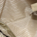 PRADA Chain Tote Bag Leather Beige Gold Auth bs28084-23