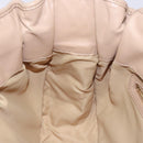 Christian Dior Canage Hand Bag Nylon Beige Gold Auth bs28087-21