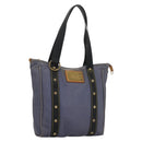 LOUIS VUITTON Antigua Cabas MM Tote Bag Blue M40087 LV Auth bs28097-1