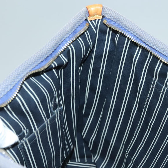 LOUIS VUITTON Antigua Cabas MM Tote Bag Blue M40087 LV Auth bs28097