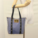 LOUIS VUITTON Antigua Cabas MM Tote Bag Blue M40087 LV Auth bs28097-22