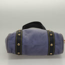 LOUIS VUITTON Antigua Cabas MM Tote Bag Blue M40087 LV Auth bs28097-5