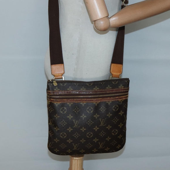 LOUIS VUITTON Monogram Pochette Bosphore Shoulder Bag M40044 LV Auth bs28103