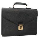 LOUIS VUITTON Epi Serviette Conseiller Business Bag Black M54422 LV Auth bs28107-1