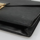 LOUIS VUITTON Epi Serviette Conseiller Business Bag Black M54422 LV Auth bs28107-9