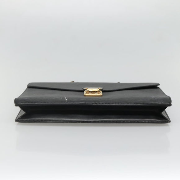 LOUIS VUITTON Epi Serviette Conseiller Business Bag Black M54422 LV Auth bs28107