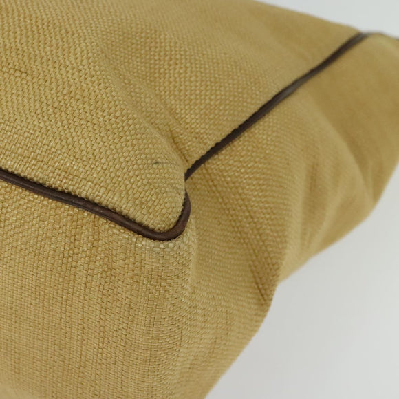 BOTTEGA VENETA Tote Bag Raffia Beige Gold Auth bs28111