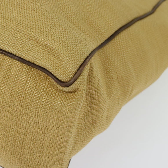 BOTTEGA VENETA Tote Bag Raffia Beige Gold Auth bs28111