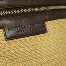 BOTTEGA VENETA Tote Bag Raffia Beige Gold Auth bs28111-17