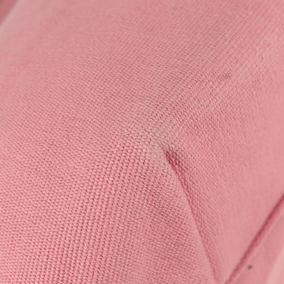 BOTTEGA VENETA Tote Bag Canvas Pink Gold Auth bs28112