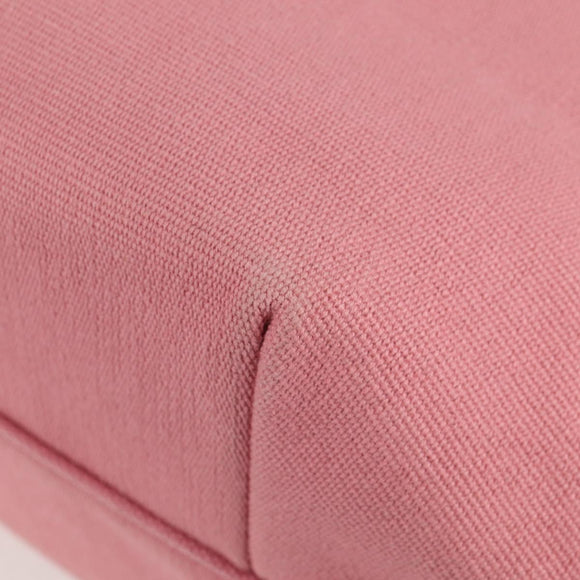 BOTTEGA VENETA Tote Bag Canvas Pink Gold Auth bs28112