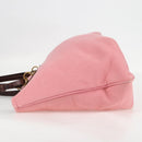 BOTTEGA VENETA Tote Bag Canvas Pink Gold Auth bs28112-3