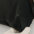 HERMES Toroca Horizontal PM Hand Bag Canvas Black Auth bs28113-15